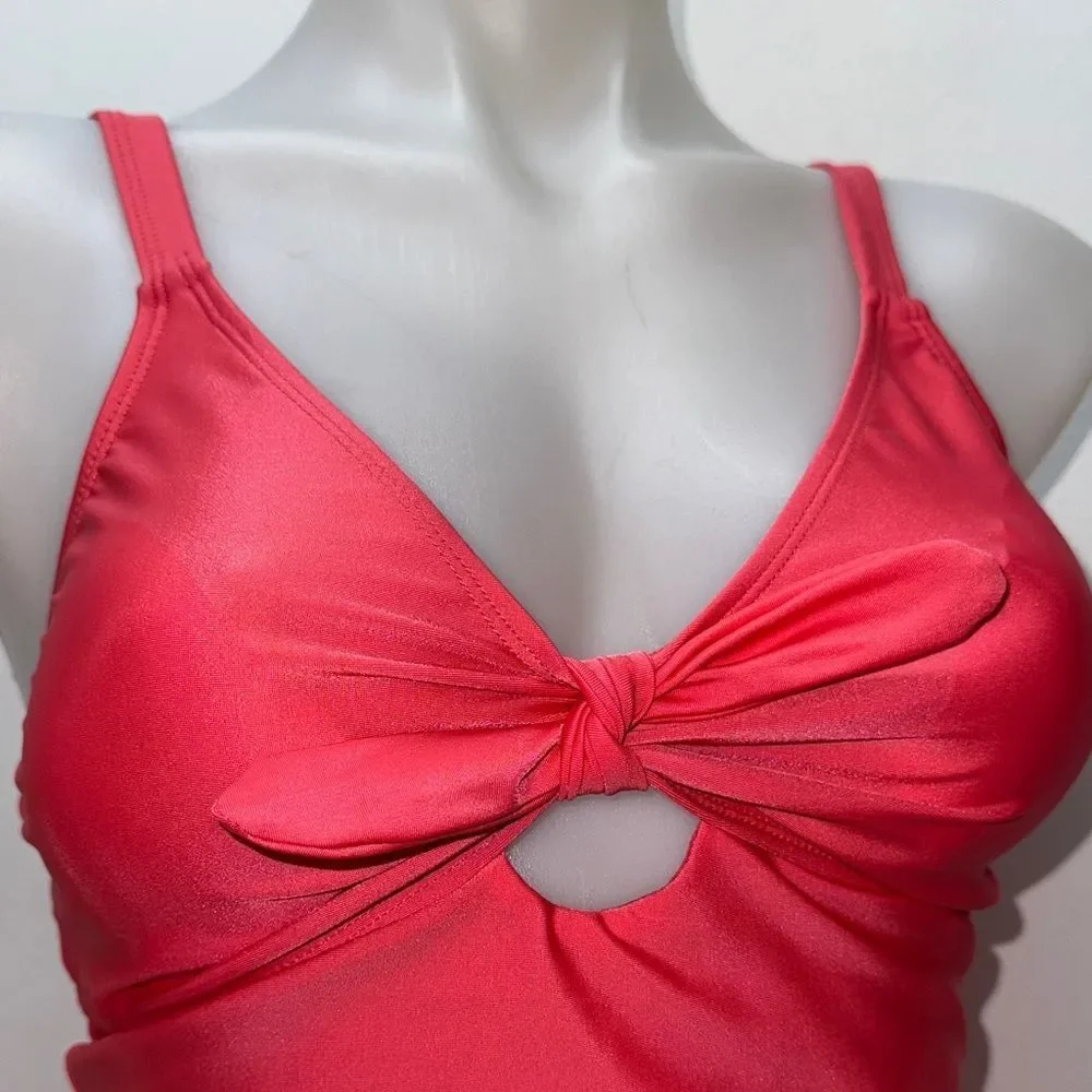 ✨Tahari 2 pc set tankini Orange  Women's Swimwear Sz Medium NWT